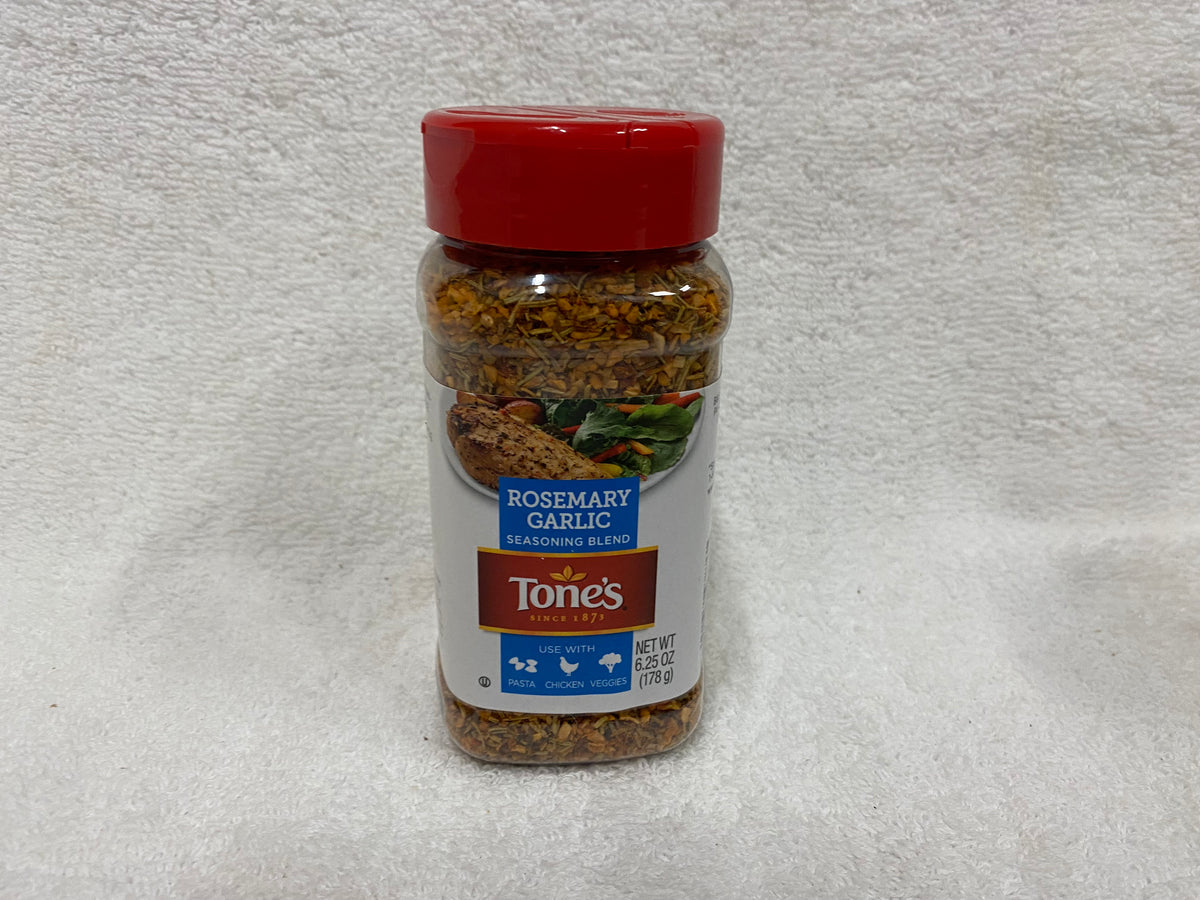 Seasoning, Rosemary Garlic, Tone's 6.25oz SCEFARMSTORE
