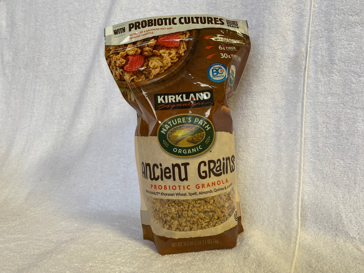 Cereal, Granola Ancient Grains, Kirkland 2lb, 3.3oz SCEFARMSTORE