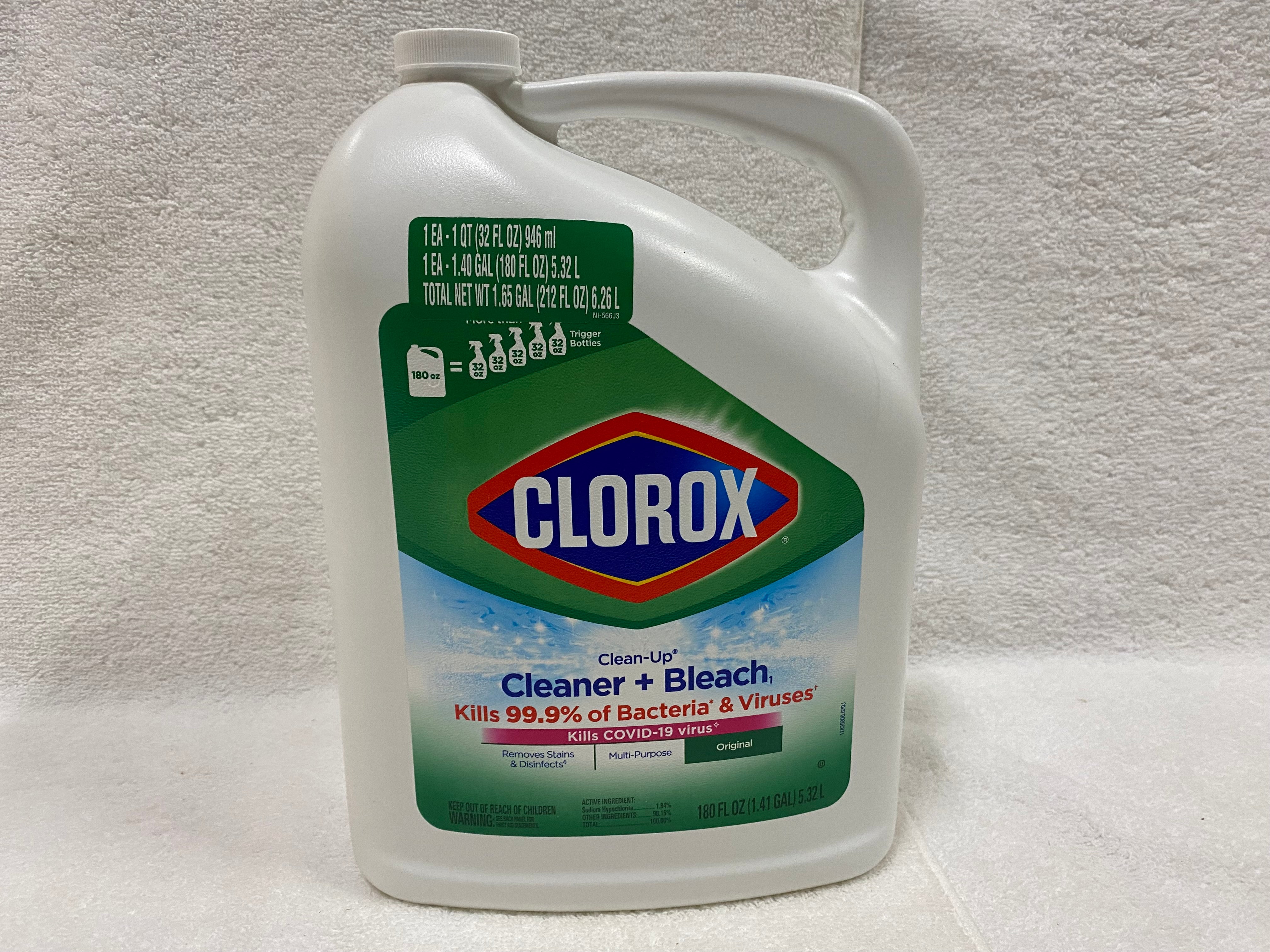 Clorox Clean-Up All Purpose Cleaner with Bleach, Original, 32 oz & 180 oz  Refill